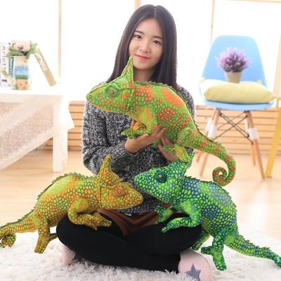 Simulace chameleon panenka plyšová hračka velká ještěrka gekon dinosaurus házecí polštář polštář panenka hadrová panenka