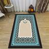 Islam Muslim Prayer Mat Living Room Decor Anti-slip Carpets Bedroom Bedside Soft Rug Entrance Doormat Machine Washable Carpet