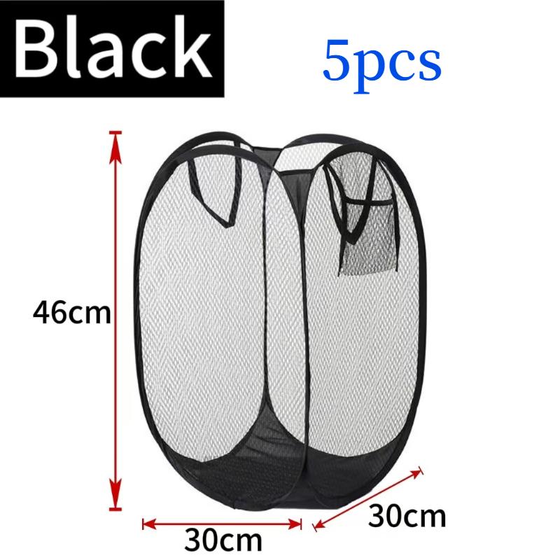 Household Dirty Clothes Basket Foldable Storage Basket University Dormitory Living Room Storage Bucket Laundry Bag