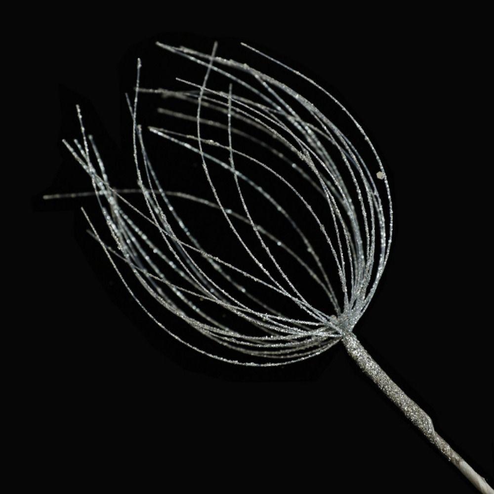 32CM Xmas Tree Filler Picks Sparkling Powder Firework Glitter Stems New Year