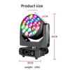 LED DMX Movingheads 19x25w RGBW 4in1 BEE EyE LED Beam Wash Zoom Moving Head Club Concert Bar Light