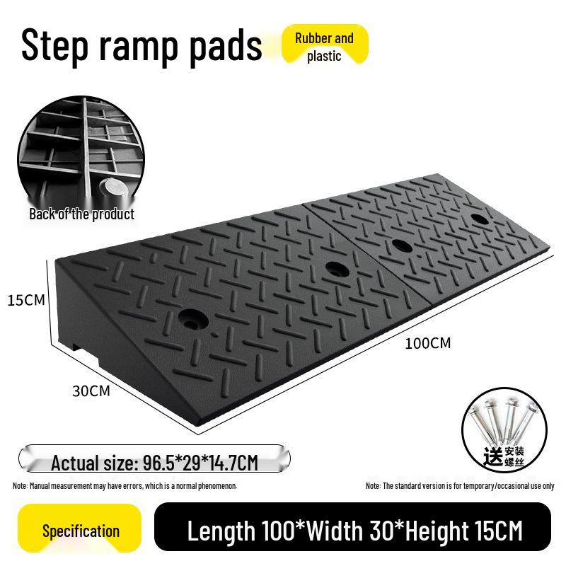 Rubber Curb Ramp for Cars and Household Steps
