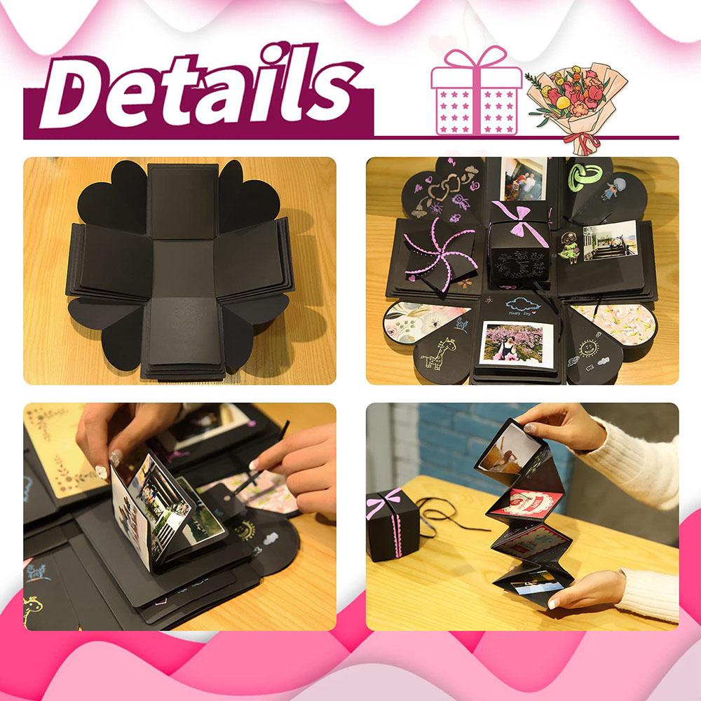 DIY Pleasantly Surprised Photo Album Gift Box Storage Box Valentine's Day Surprise Gift Box Romantic Couple Creative Gift