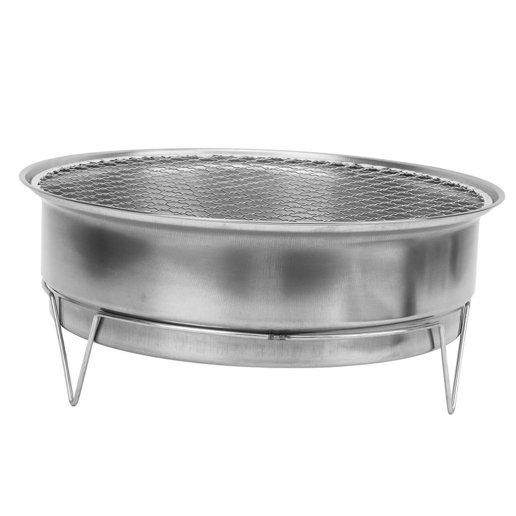 Charcoal Barbecue Grill Portable Multifunction BBQ Grill Stove with Stone Baking Pan for Outdoor