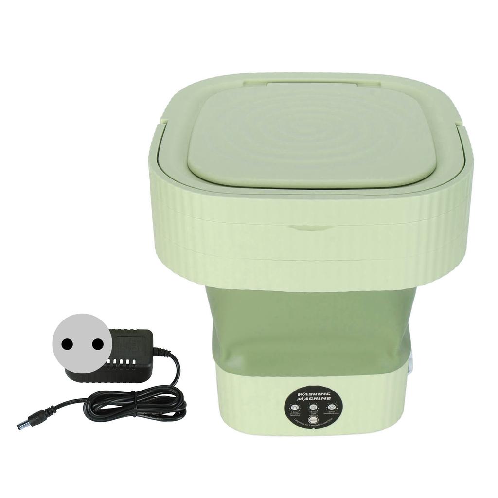 Foldable Washing Machine 10L Portable Strong Stain Removal Drainage Hole Design Three Timing Modes