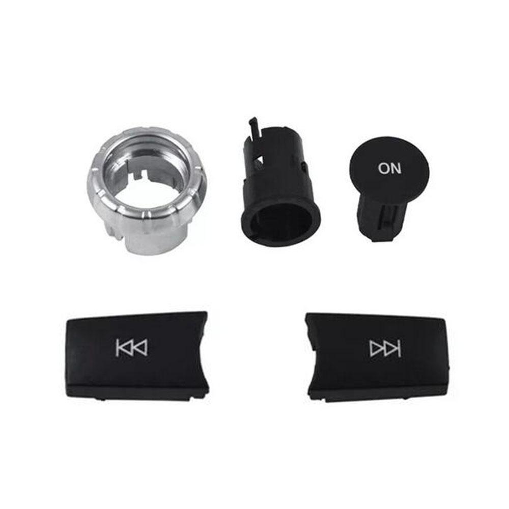 1 Set CD Audio Control Button Knob Cover For Mercedes-Benz W166 ML GL 2012-2015