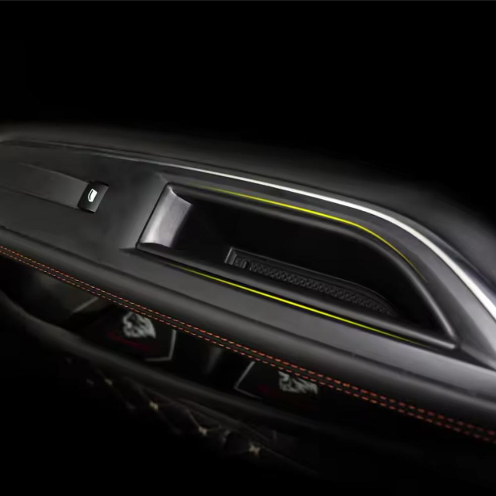 Car front door handle storage box tray for Peugeot 3008 4008 5008 GT 2016-2026 Automotive interior styling accessories