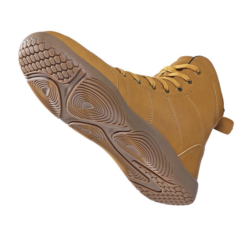 Damskie buty trekkingowe antypoślizgowe Męskie szerokie buty sportowe codzienne do trekkingu wspinaczki Modne wysokie buty ze skóry PU Wodoodporne