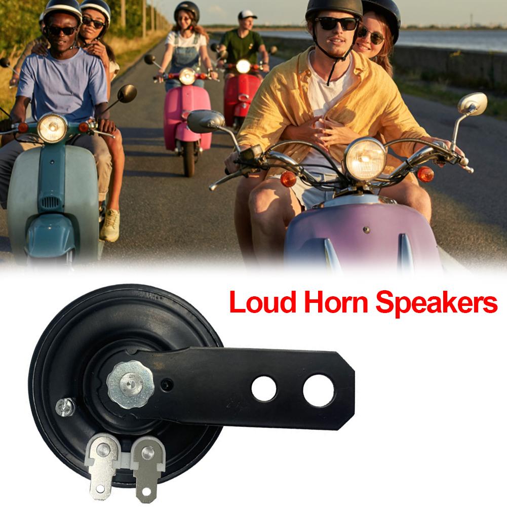 Vodotěsný elektrický klakson na kolo Elektronický hlasitý zvonek Trubka 12V 24V 60V Cívky z čisté mědi Obecný železný zvonek na motocykl/skútr