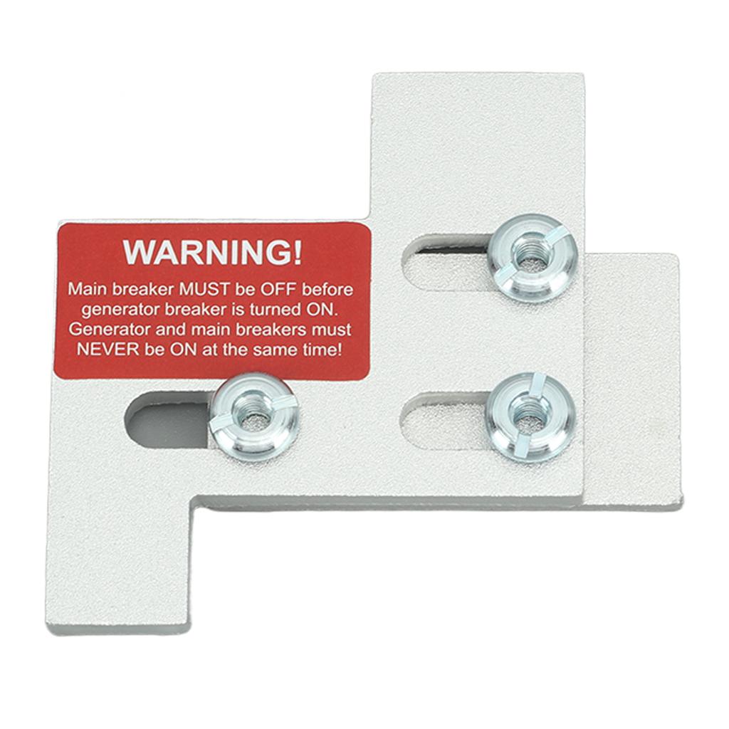 Generator Interlock Plate Kit Generator Control Horizontal Electrical Interlock Kit for 150A 200A Pa