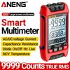 2026 New SZ02 Digital Multimeter 9999 Counts AC DC Voltage Current Temp Capacitance NCV Zero Live Wire Tester HD Backlight Dual Digital Display