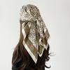New European and American Big Scarf Scarf for Women  Versatile Classic Fashionable Twill Printed Sun Protection Commuter Scarf