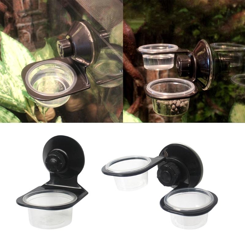 Transparent Pet Food Bowl Durable Cage Hanging Cat Dog Food Water Basin Feeder Large Capacity Fixed Feeding Bowl