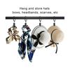 48PCS Curtain Ring with Clip, Curtain Clip with Loop, Hook Curtain Ring 1.26" Inner Diameter, Fits 1" (approx. 2.5 Cm) Curtain Rod