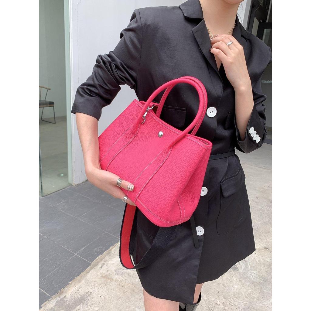 New Leather Garden Bag Fashion First Layer Cowhide Women's Bag Versatile Large Capacity Women's Handbag Pure Leather Tote Bag