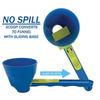 Premium Mess Free Measuring Funnel For Protein Powder And Coffee Sleek Design In Green Or Blue