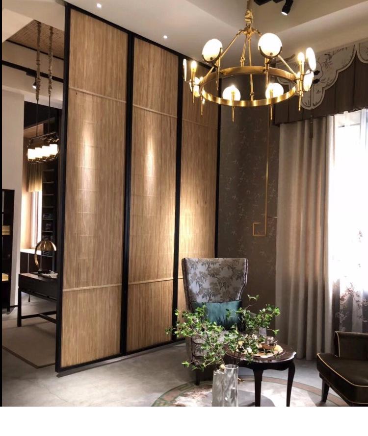 Modern Marble Copper Chandelier: Designer Round Lighting for Living Room, Restaurant, or Bedroom