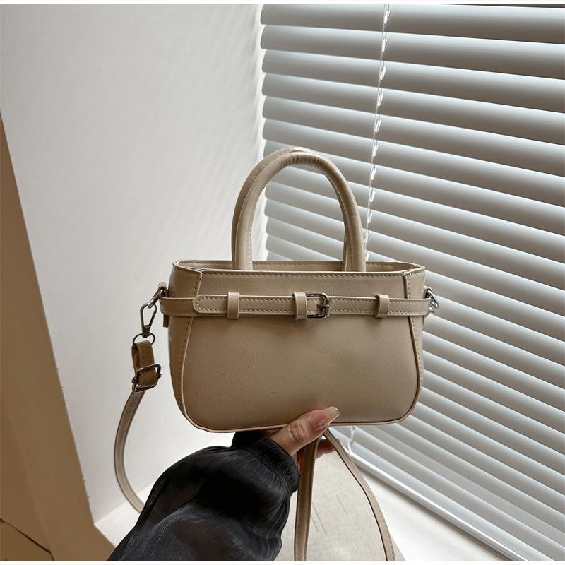 High-end Niche Handbag For Women Trendy Crossbody Shoulder Bag Buckle Design Pu Leather Commut Bag Elegant Versatile Daily Purse