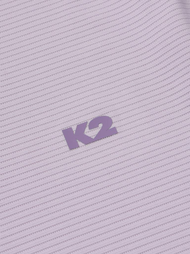 K2 Boost_Hybrid Long Sleeve Zip-Up W_Light Violet