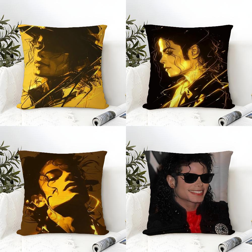 Classic Singer M-Michael Jackson Pillow Case Linen Cushion Covers For Decorative Sofa Home Pillows Case Car Chair Pillows Cases
