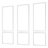 Wall Molding 3 Pack, Wainscoting Panels Kit, Lightweight Paintable Polystyrene, Easy To Install, Waterproof Accent Wall Trim for Interior Décor Living