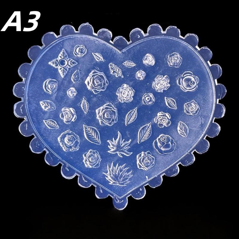 1 шт. Цепочка Ледяной цветок Бабочка 3D Акриловая форма Украшения для нейл-арта DIY Дизайн Силиконовая форма для ногтей