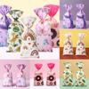 Purple Mermaid Paper Gift Bags Candy Boxes Kids 1st Mermaid Theme Birthday Party Decoration Girl Baby Shower Decoration