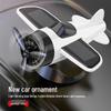 Solar-Powered Rotating Airplane Dashboard Ornament