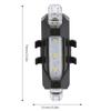   918 Tail Light USB Charging Night Riding   Warning Light Outdoor LED Light