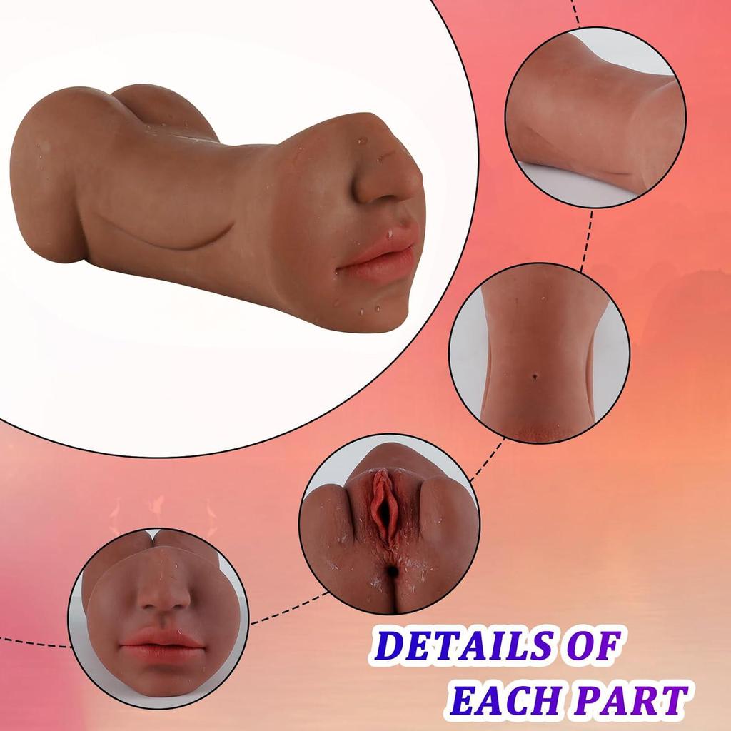 3 In 1 Masturbators Penetration Men Sex Toys Artificial Vagina Anal Mouth Pocket Pusssy Adults Blowjob Male Masturbation Tools