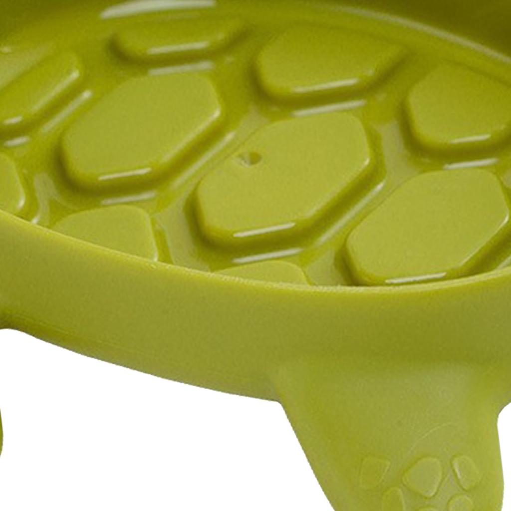 Sabun Kutusu Kaymayı Önleyici Kuyruk Tahliye Tasarımı Kaplumbağa Şekli Karikatür Sabunluk Banyo Çamaşır Odası için