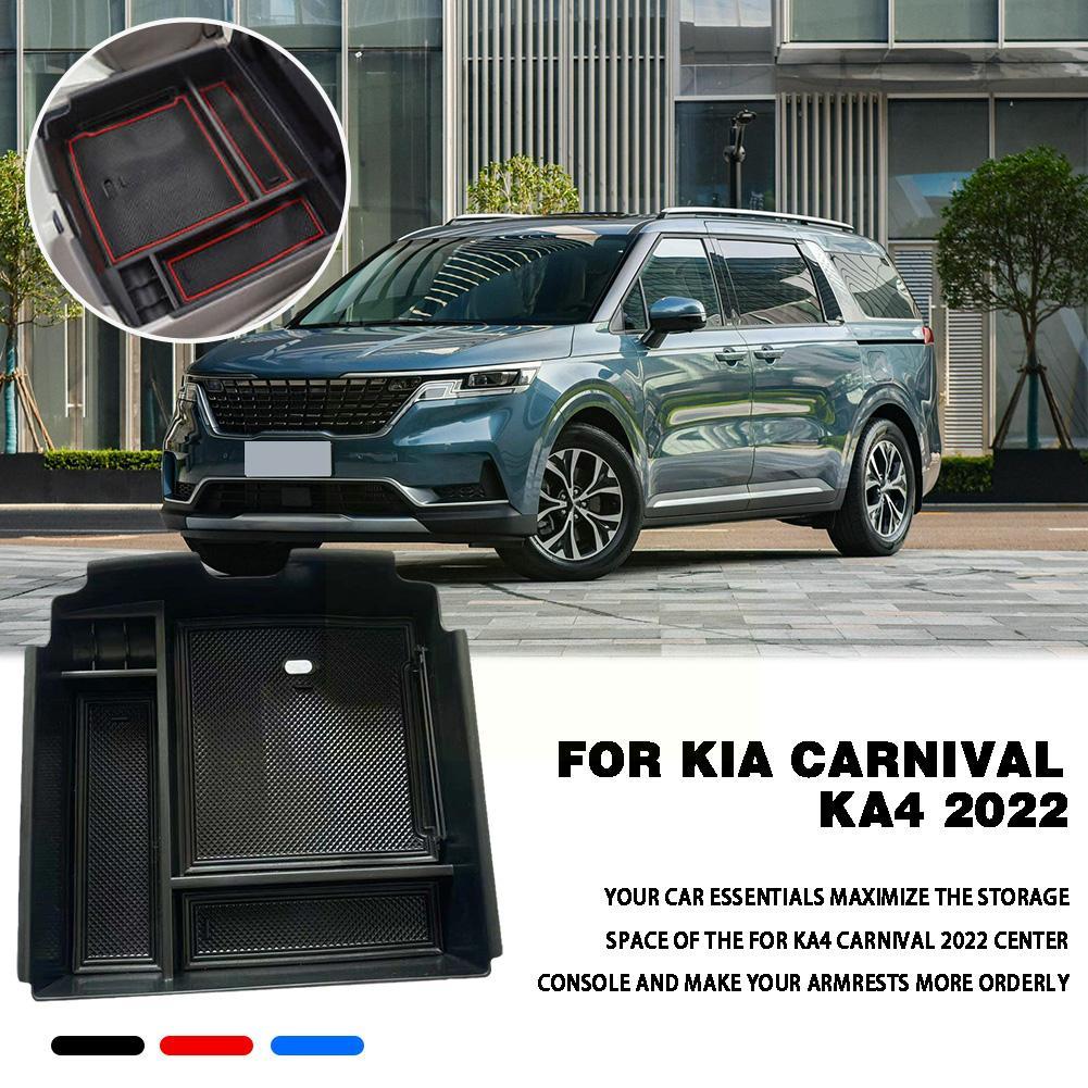 Úložný box do centrální loketní opěrky auta, organizér do středové konzole, kontejnery pro Kia Carnival KA4 2024, doplňky do interiéru auta