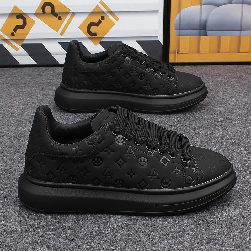 

Platform white shoes women s 2 new flat casual sports shoes printing 44 чорний
