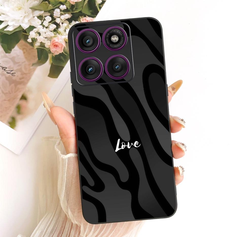 For Motorola Edge 60 Fusion Case Edge60 S Luxury Candy Painted Cover Soft Silicone Case For Motorola Edge 60 Pro Edge60 5G Shell