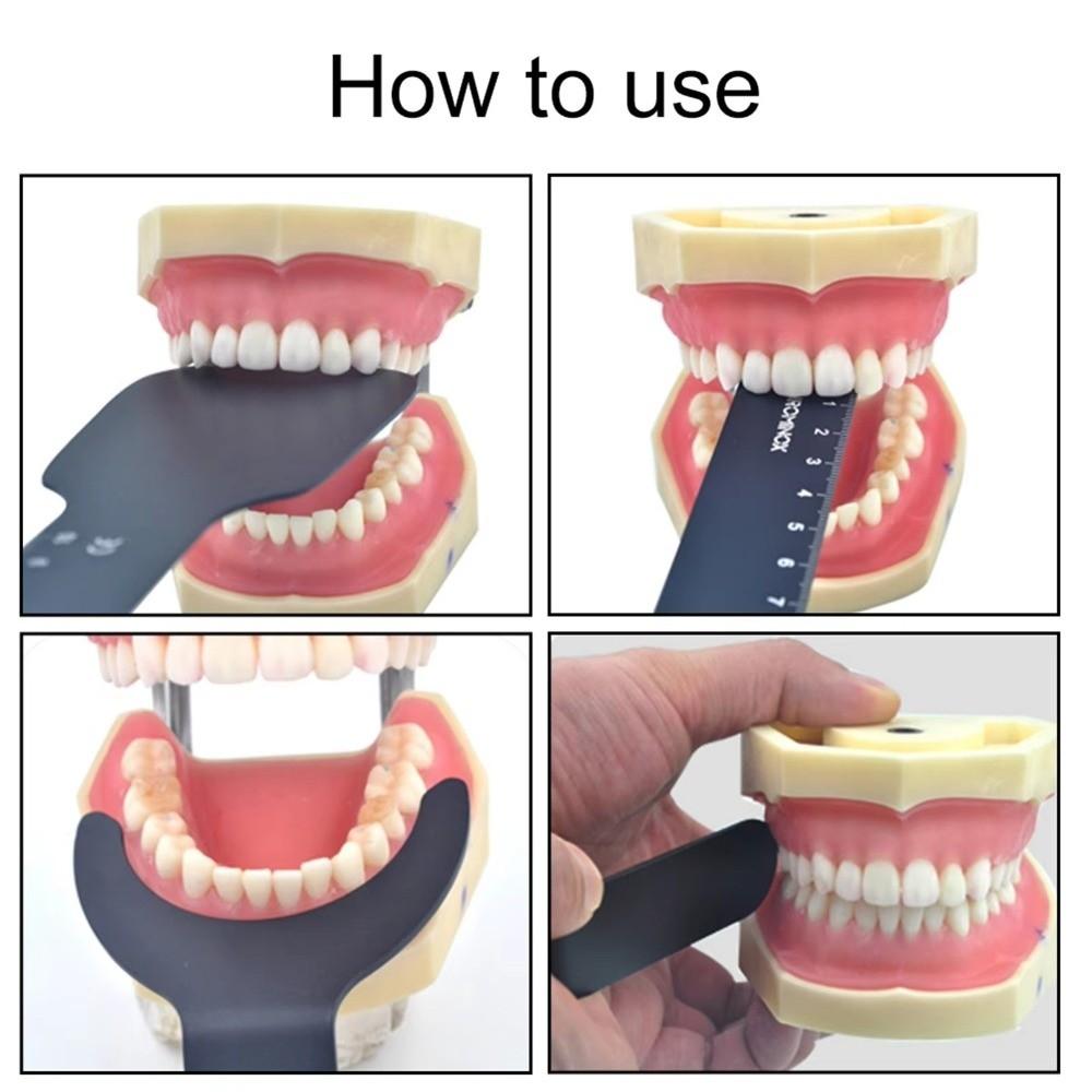 Black Dental Photo Contrast Metal Oral Black Background Board  For Intraoral Imaging