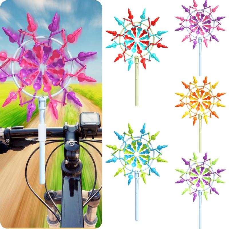 Diy Handheld Children's Educational Relief Toy 3d Sunflower Windmill With Radish Design