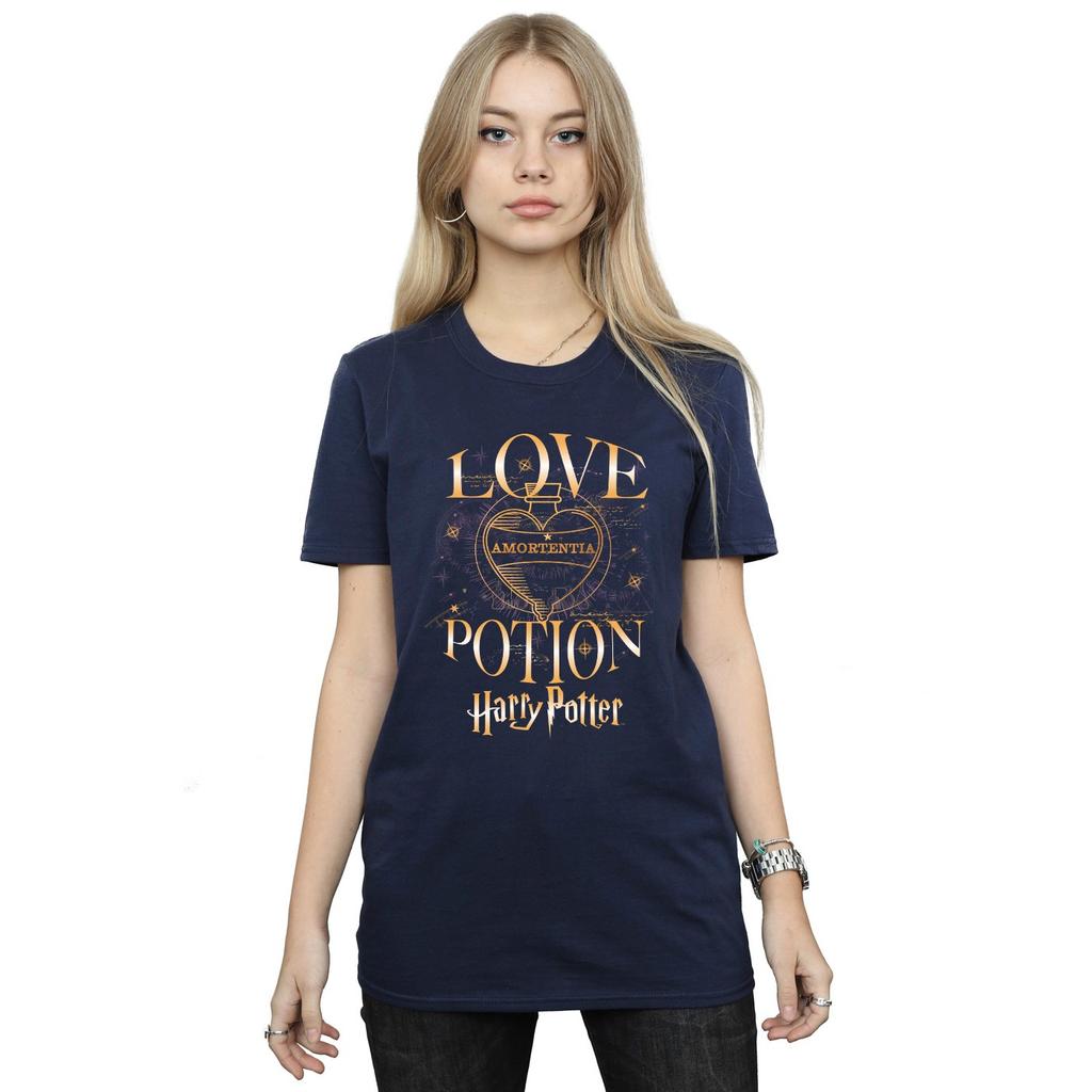 Harry Potter Womens/Ladies Amortentia Love Potion Cotton Boyfriend T-Shirt