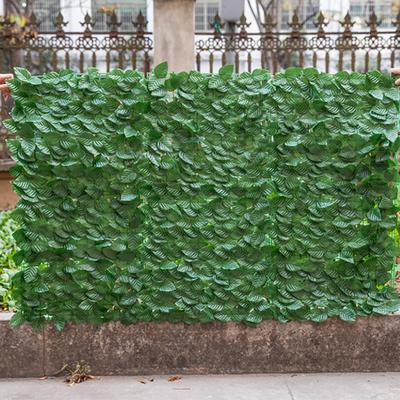 Artificial Ivy Fence Garden Fake Greenery Privacy Screen UV Fade Protection Faux Hedge Fence Screen for Wall Landscaping Balcony Garden Decor