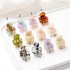 1pcs 1.8cm Acetate Small Hairclips Mini Hairclaws New Korean Fashion Kawaii Hair Crab Claw Cute Accessories for Girls and Women