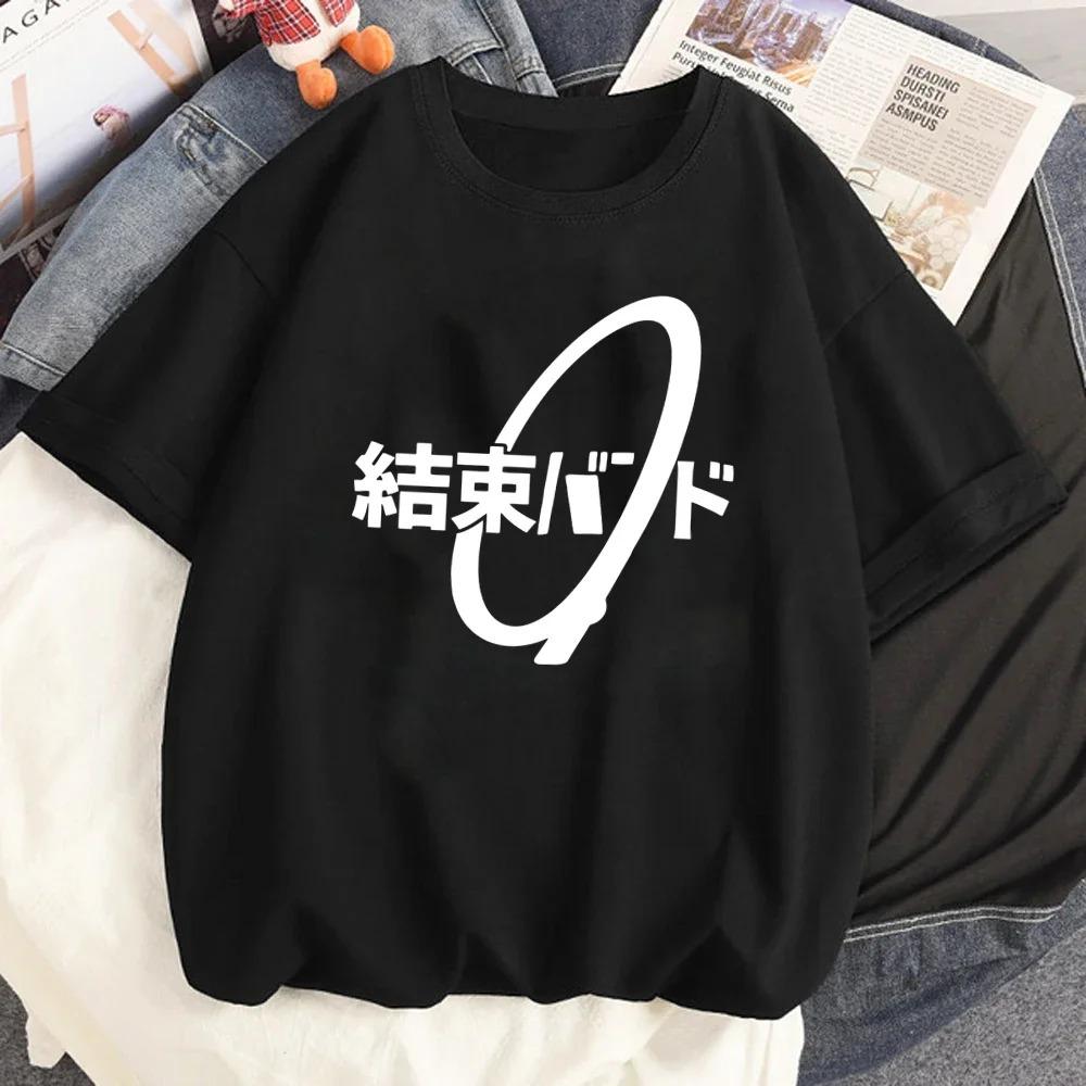 New Anime BOCCHI THE ROCK! Hitori Bocchi T-Shirt Women's Fun T-Shirt Kawaii Cartoon Unisex T-Shirt Gothic Y2k Women's Clothing