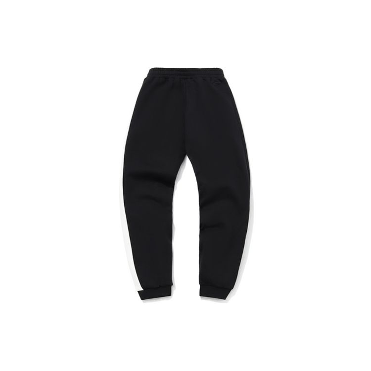 Li Ning Casual Cuffed Fleece Warm Sports Pants Winter Men Bottoms Black AKLQB07-1