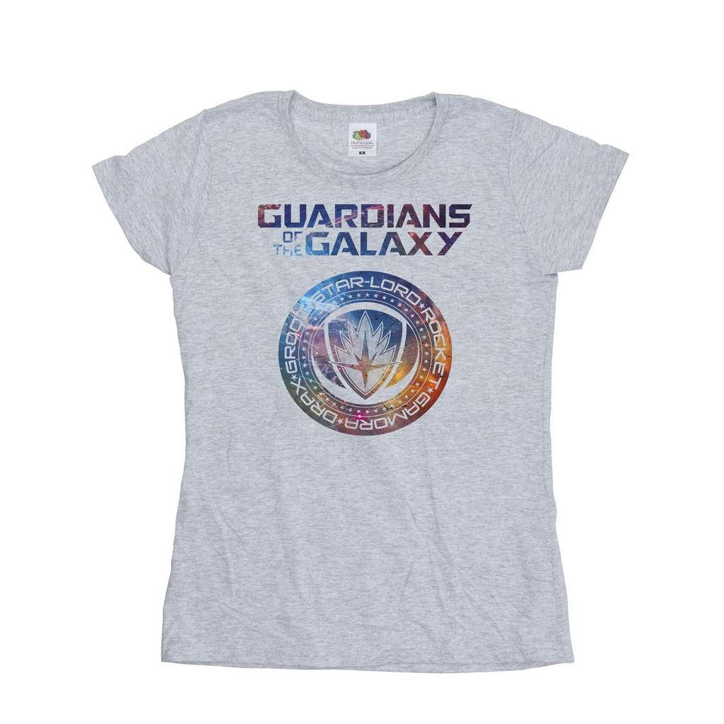 Marvel Womens/Ladies Guardians Of The Galaxy Stars Fill Logo Cotton T-Shirt