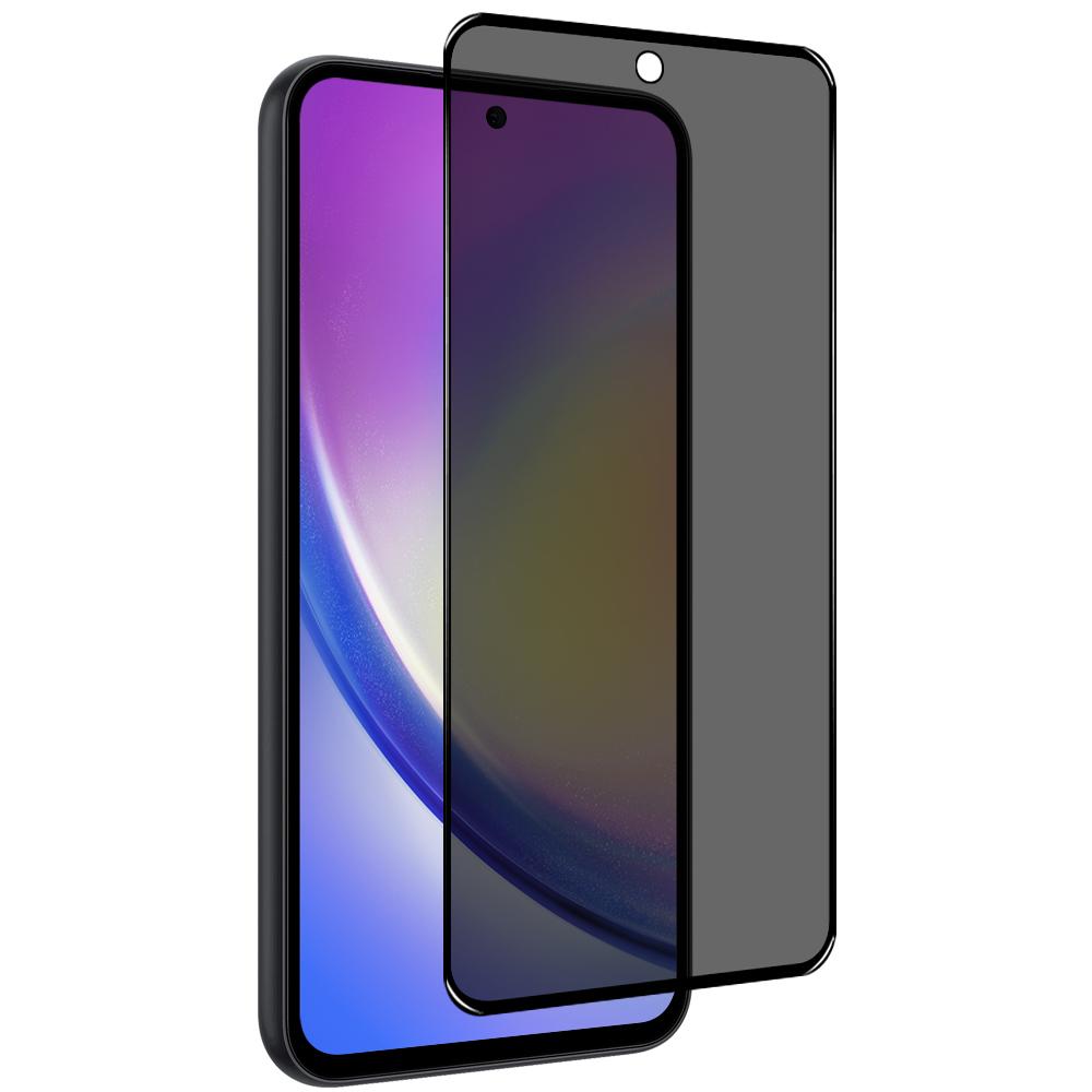 

NORTHJO A+ For Samsung Galaxy A35 5G 28 Degree Anti-Spy Film 0.3mm 2.5D Silk Printing Screen Protector Black