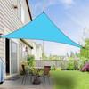 Triangle Triangle Sunshade With Ropes Outdoor Canopy Sun Protection Awning Shade Cloth  Pool Area