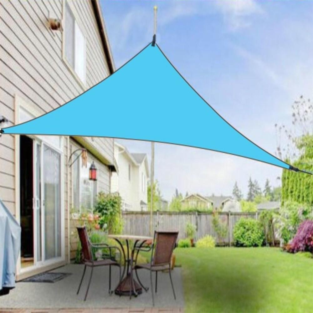 Triangle Triangle Sunshade With Ropes Outdoor Canopy Sun Protection Awning Shade Cloth  Pool Area