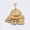 Antique decorative desk bell. Itchy office bell.