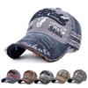 Retro Gewaschene Baumwoll-Baseballkappe Hip Hop Buchstabenstickerei Dad Hat für Herren Damen Verstellbare Baumwoll-Snapback-Kappen