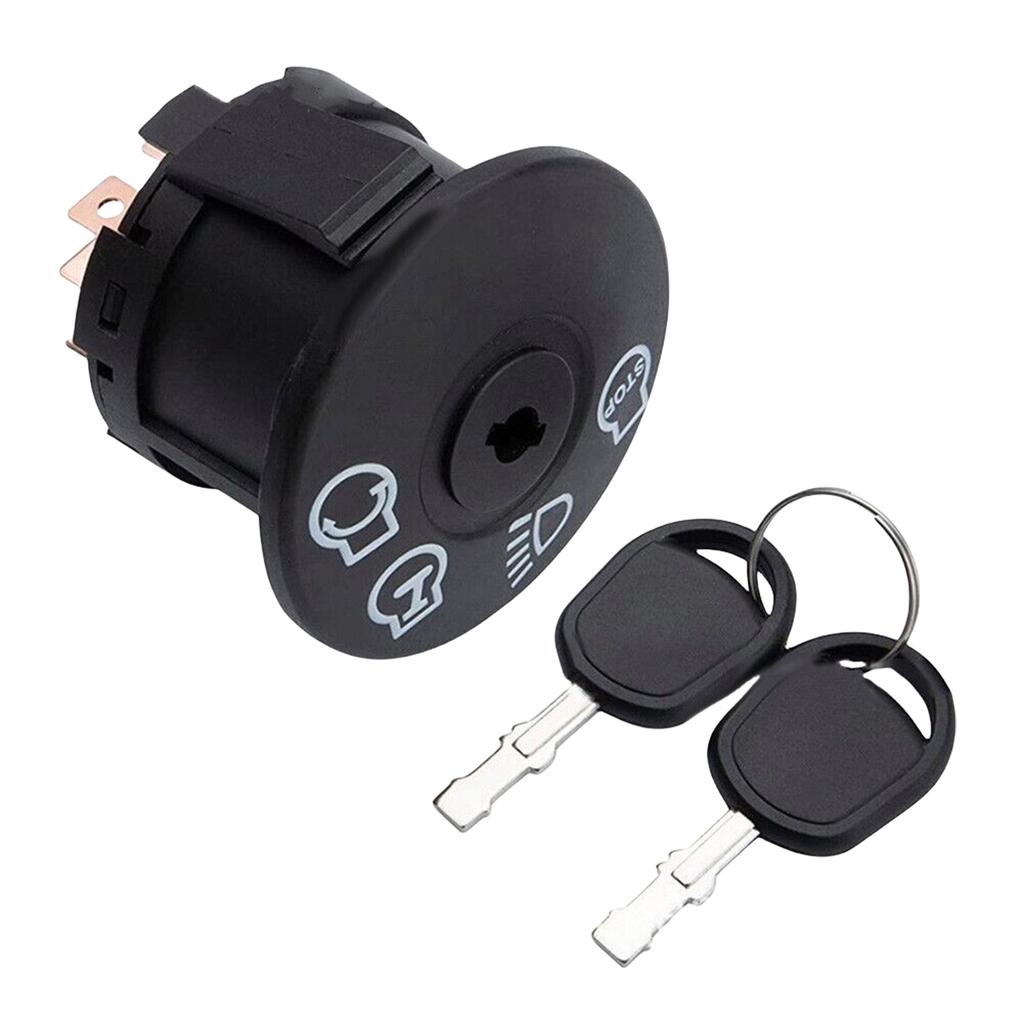 Universal Ignition Switches with Key for Zero Turn Mowers 3 Position 5 Terminal Power Switches Replacement Switches