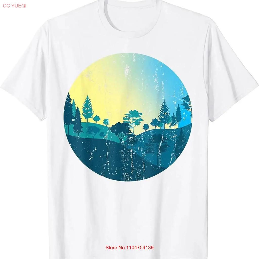 Wildlife Forest Nature Landscape Outdoor T Shirt vintage Washed Soft designer clothes Breathable streetwear Stylish