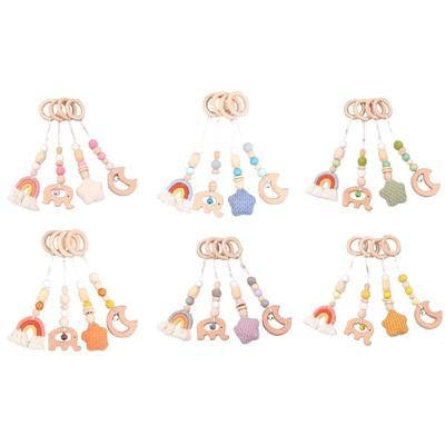 Crib Mobile Rattle Stroller Hanging WindChime Toy Baby Infant Travel Gear Pushchair Nursery Room-Decoration Pendant Toy